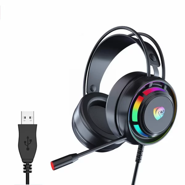 Wired Usb Headset With Microphone For Pc Comfortable Gaming Wired Headset. Headphones With Mic Noise GüMrüKsüZ Vergisiz üRüNle